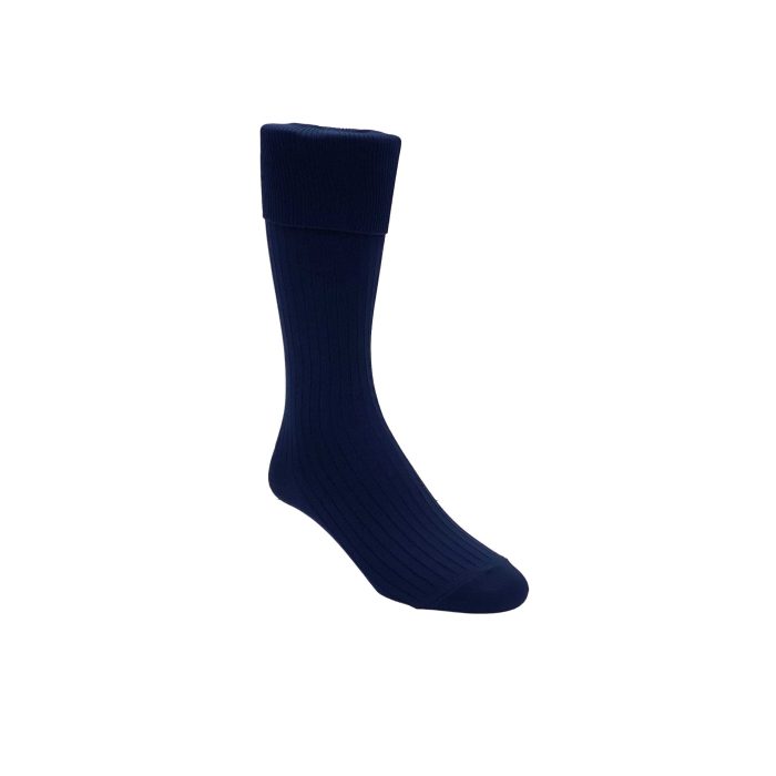 EDUGEAR TWIN PACK LONG SOCKS NAVY SCHOOL SOCKS NAVY BLUE LONG
