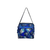 Boomerang Printed Cooler Lunch Bag Sky/Grey