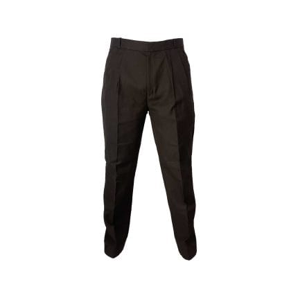 Brown Slim Fit School Trouser