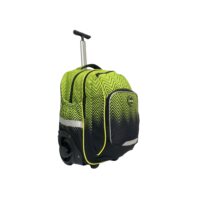Big Wheel Smash Trolley Back Pack Zig Zag Lime And Black