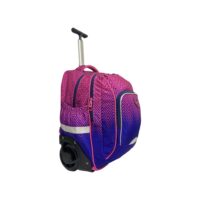 Big Wheel Smash Trolley Back Pack Zig Zag Pink And Purple