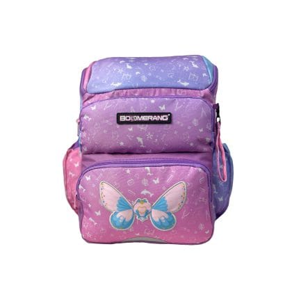 Boomerang Open Top Knapsack Butterfly Pink/Lilac