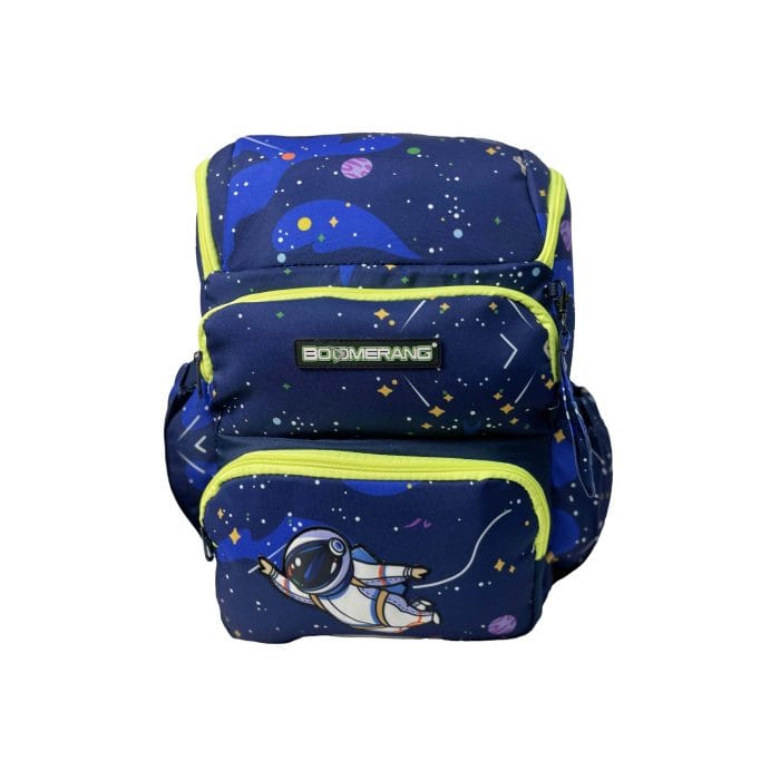215-361 Boomerang Open Top Knapsack Astronaut Front View Boomerang Open Top Knapsack Astronaut Navy - Image 1