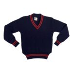 Navy Jerseys With Red Stripes