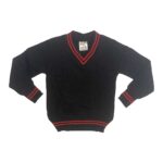 Black Jerseys With Red Stripes