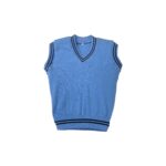 Sky Blue Pullovers With Navy Stripes