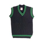 Black Pullovers With Green Stripes