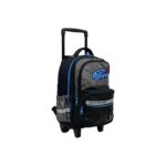 Boomerang Medium Trolley Back Pack Black Cyan - Image 2