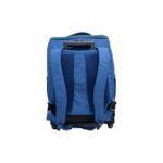 Boomerang Front Open Trolley Backpack Blue and Apple - Image 3