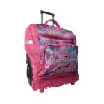 Boomerang Hardbody Big Wheel Trolley Bag Floral Pink - Image 2