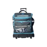 Boomerang Hardbody Big Wheel Trolley Bag Black And Cyan