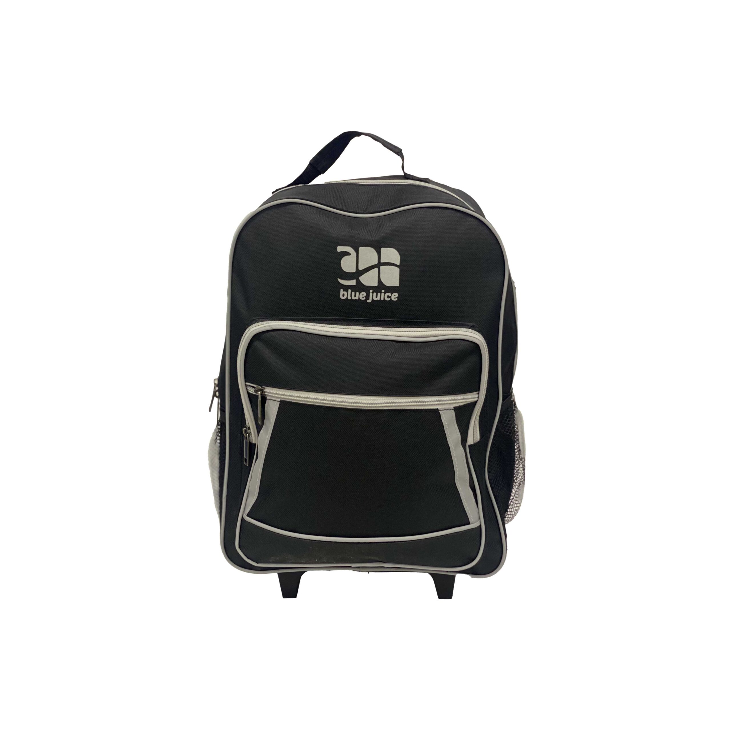 216-48 FRONT VIEW copy Blue Juice Folding Trolley Backpack Black - Image 1