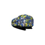 Baggy Printed Fabric Backpack Paint Splatter Gray/Sky - Image 4