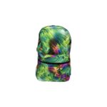 Baggy Printed Fabric Backpack Swish Green
