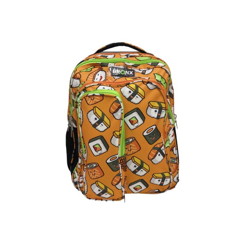 Bronx Academy Sushi Orange Backpack - Mary's Outfitters