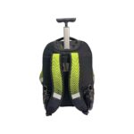 Big Wheel Smash Trolley Back Pack Zig Zag Lime And Black - Image 3