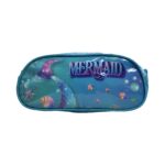 Kids Printed Pencil Case Mermaid Teal