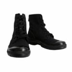 DOT Canvas Safety Boot Black