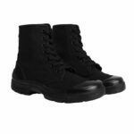DOT Canvas Safety Boot Black - Image 2