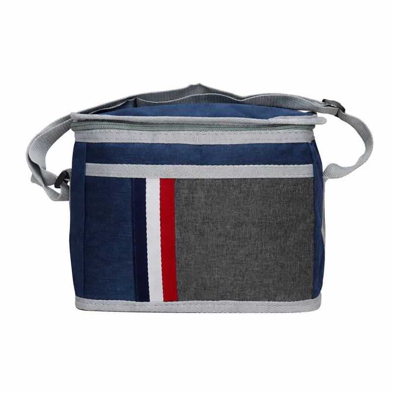 ChatGPT Image Jan 23, 2026, 09_56_45 AM Grey & Navy Melange Cooler Bag - Image 1