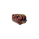 2 Zipper Pencil Case 3D Shapes Orange - Image 2