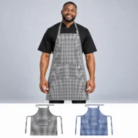 chef’s check bib apron