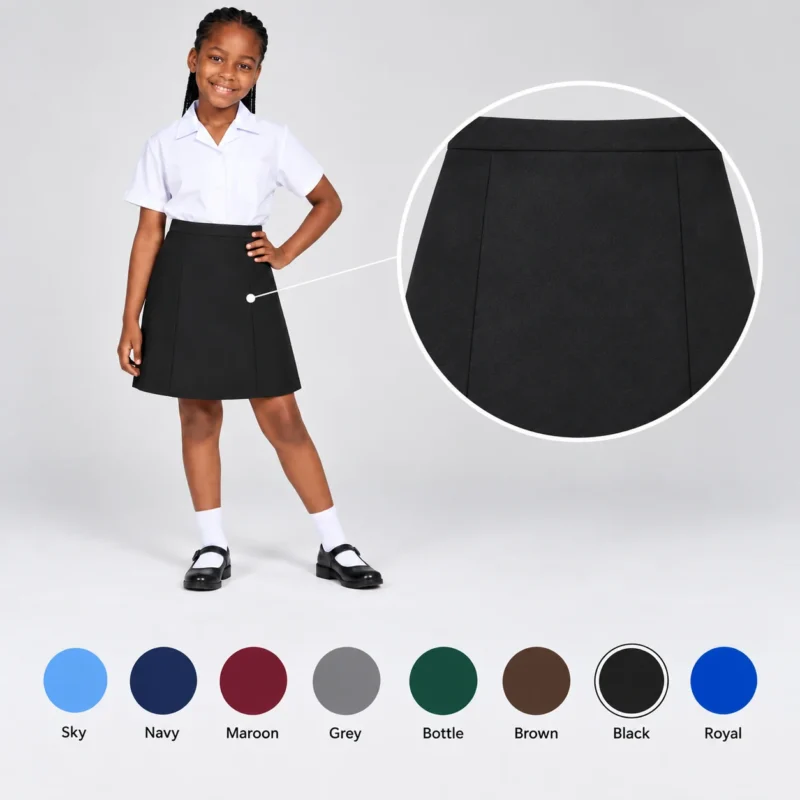 Allwear Plain School Skirt