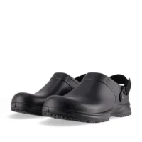 Work Clog Chef Pro Black Angled Pair Rebel Updated
