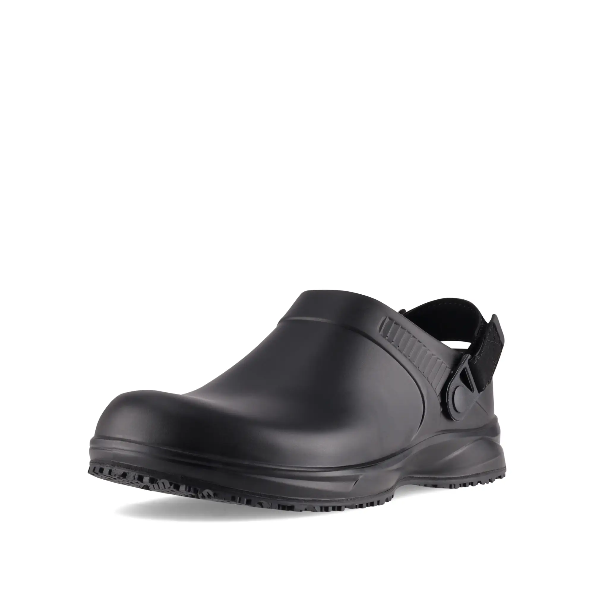 Work Clog Chef Pro Black Angled Single Rebel Updated