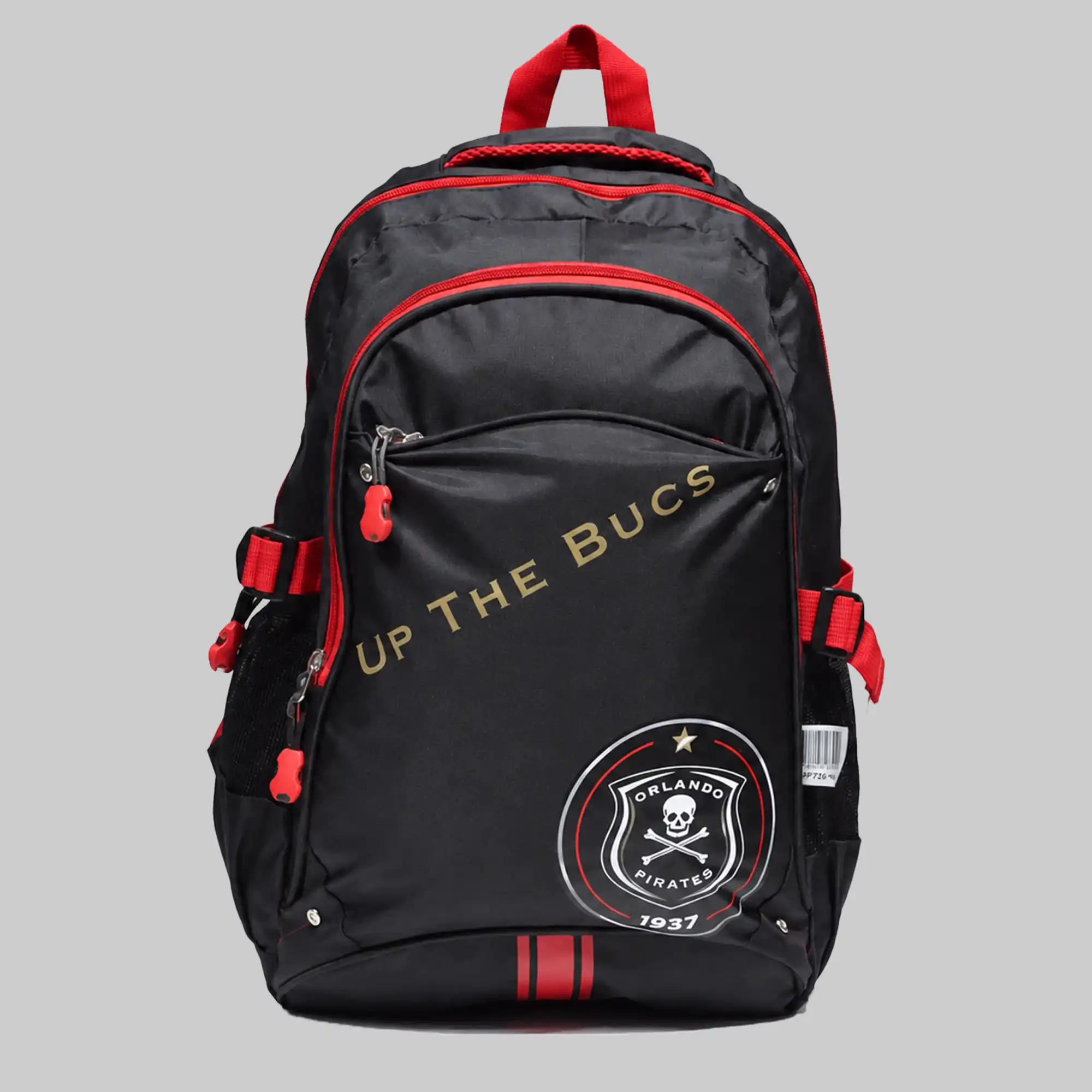 Orlando Pirates Backpack – Black & Red