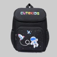 Cutekids Astronaut Backpack Black