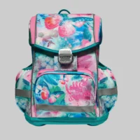 Butterfly Orthopedic School Backpack – Pink & Teal