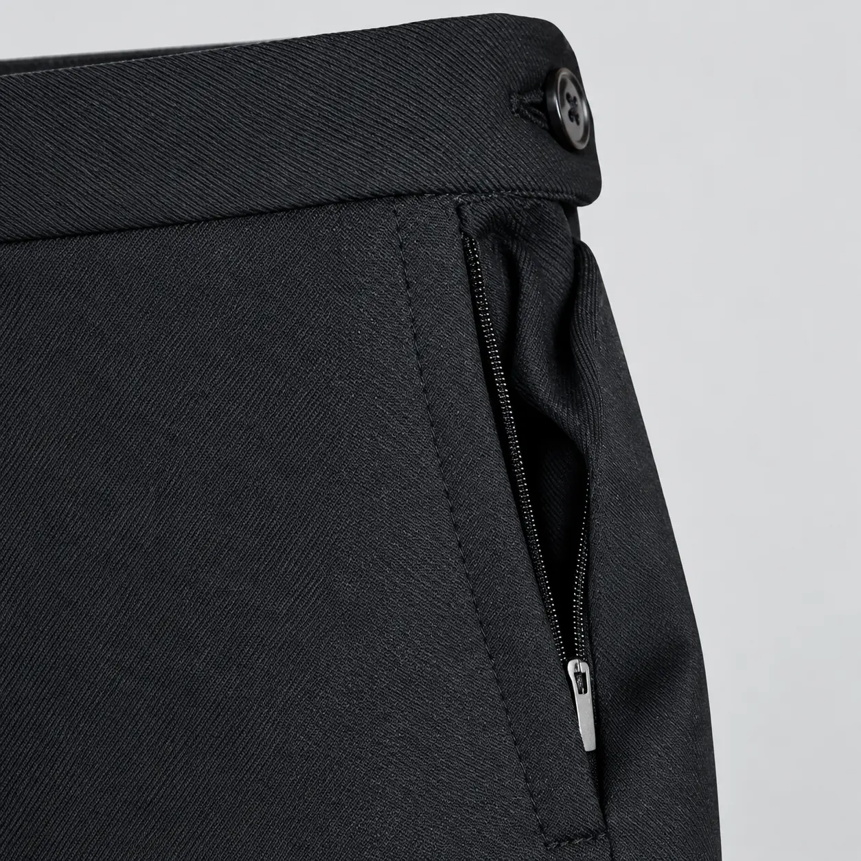 Allwear Girls’ School Slacks – Elasticated Waist, Side Zip - Image 3