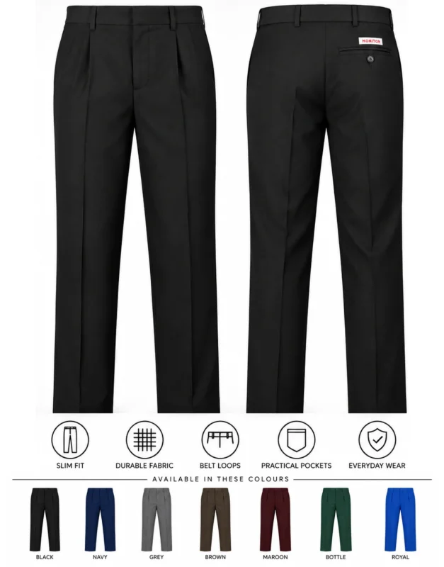 Slim Fit School Trouser